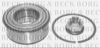 BORG & BECK bwk792 -  Комплект подшипника ступицы колеса